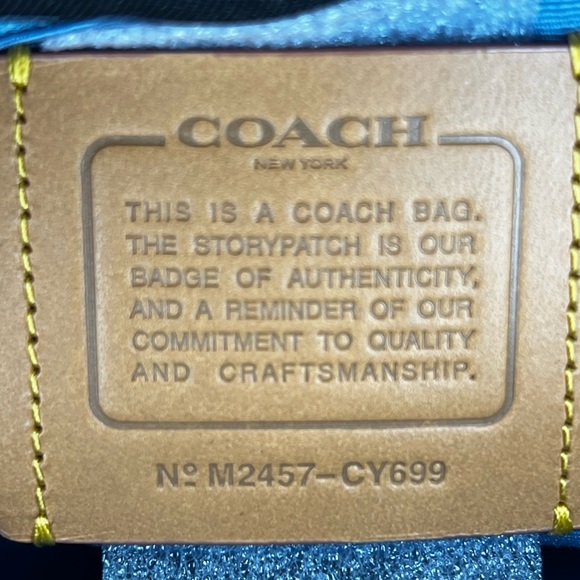 Coach Rowan Large Satchel Bag In Signature Canvas - Picture 12 of 14